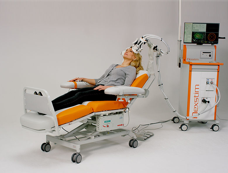 Nexstim system for treatment of depression with nTMS