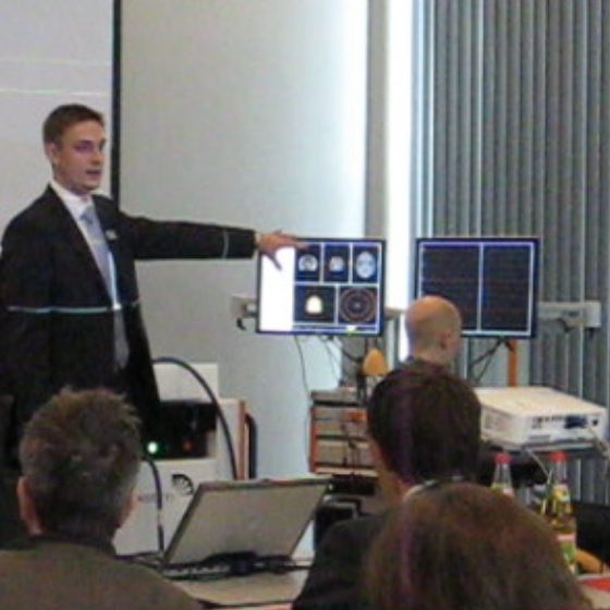Demonstration at the first nTMS Symposium in Berlin in 2010.