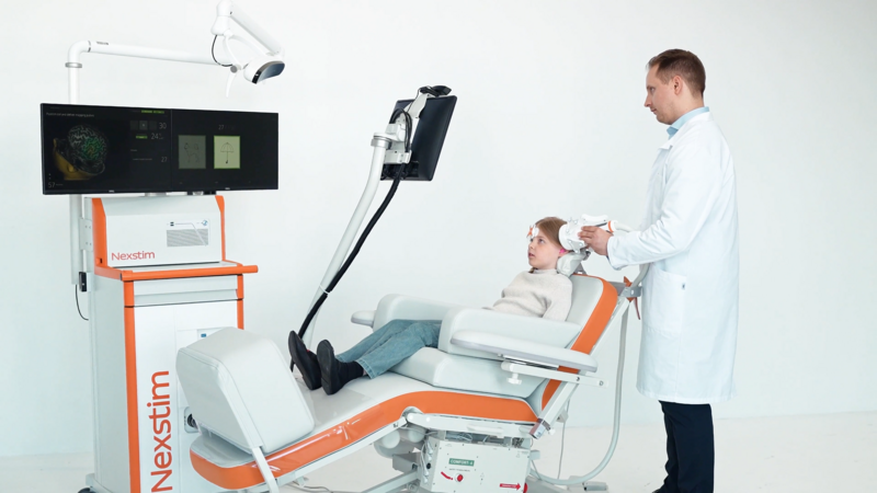 Nexstim nTMS for pediatric brain mapping