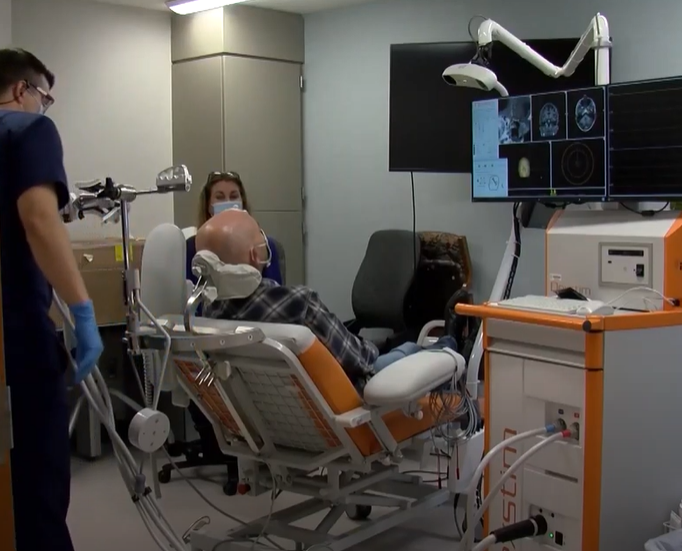 TMS-EEG used on an Epilepsy patient at Mayo Clinic